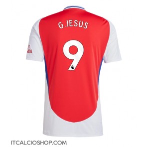 Arsenal Gabriel Jesus #9 Prima Maglia 2024-25 Manica Corta